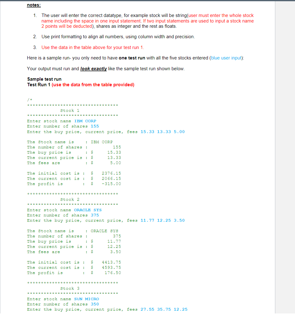 Solved Program Set 2 (10 points) Read item 3 above for what | Chegg.com