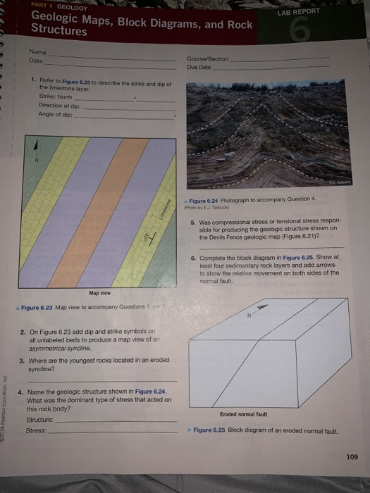 PART 1 GEOLOGY Geologic Maps, Block Diagrams, And