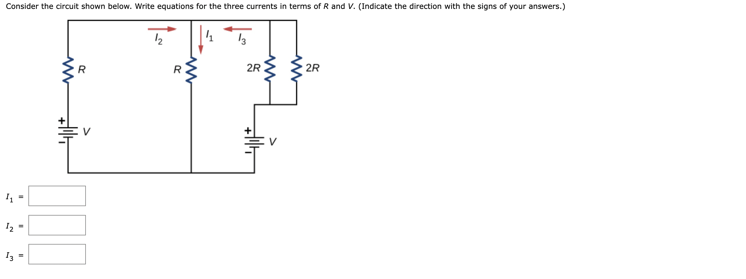 Solved Consider the circuit shown below. Write equations for | Chegg.com