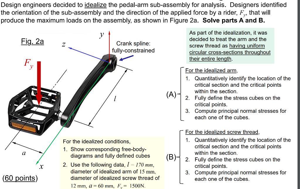 Solved The Concept Of A Crankset Of A Bicycle Is Under Chegg
