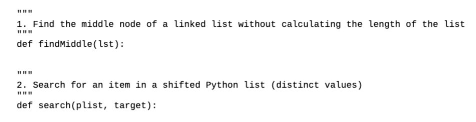 Please use Python for the following problems. A | Chegg.com