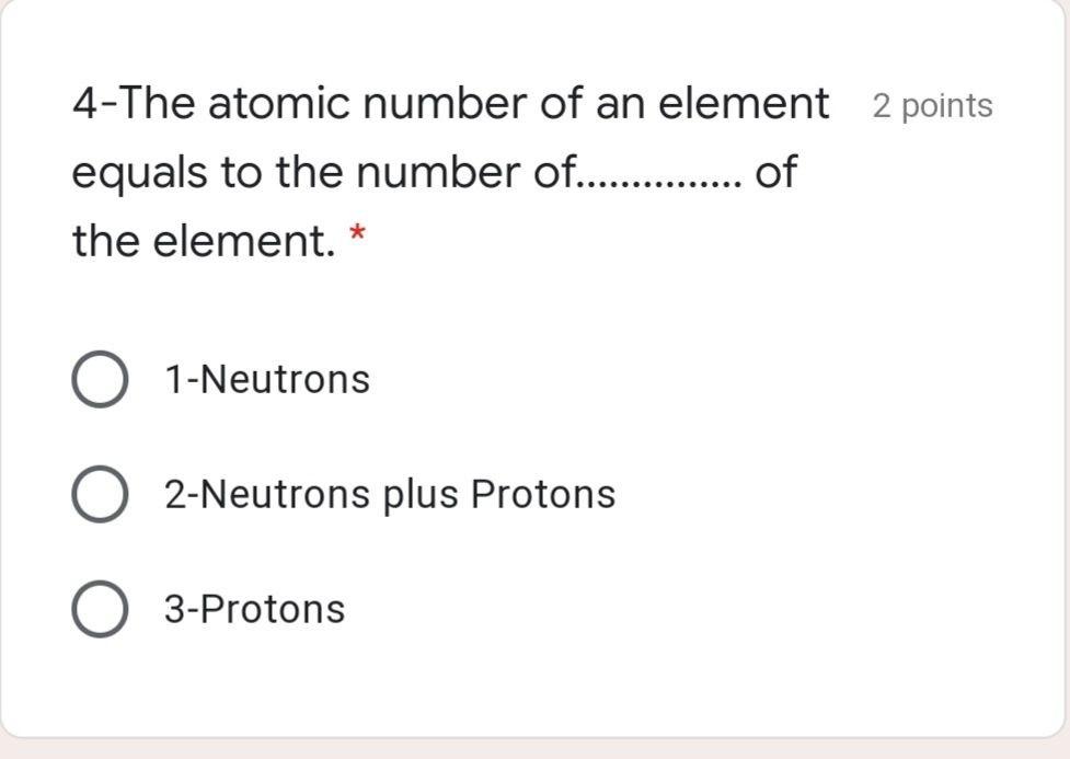 what are 2 things that the atomic number indicates about an element