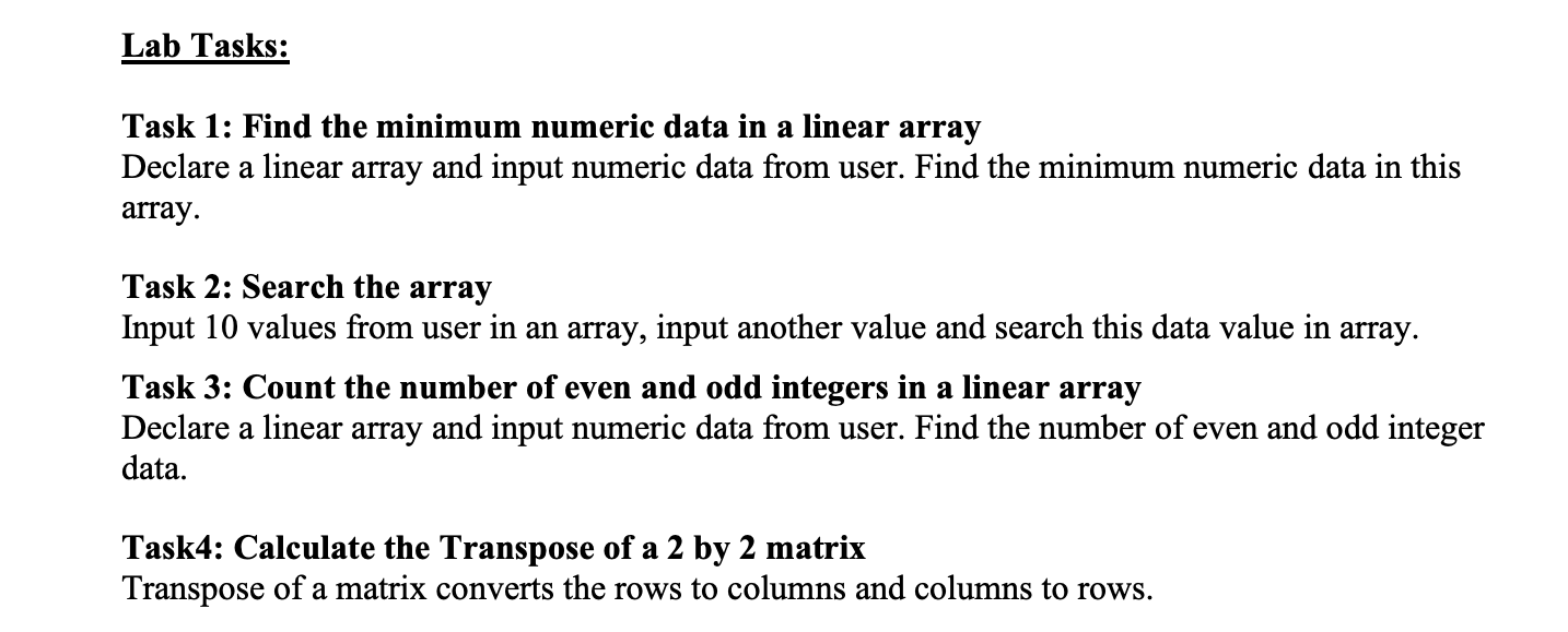 solved-lab-tasks-task-1-find-the-minimum-numeric-data-in-a-chegg