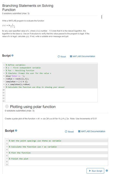 Solved Hi! Please answer this using MATLAB and the | Chegg.com