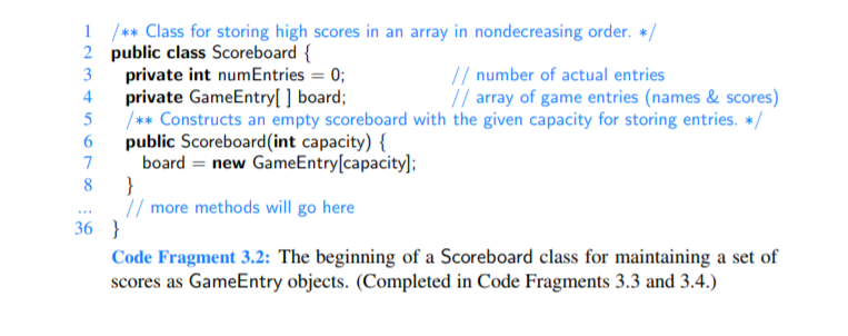 P-3.36 Write a Java program for a matrix class that | Chegg.com