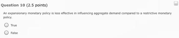 solved-an-expansionary-monetary-policy-is-less-effective-in-chegg