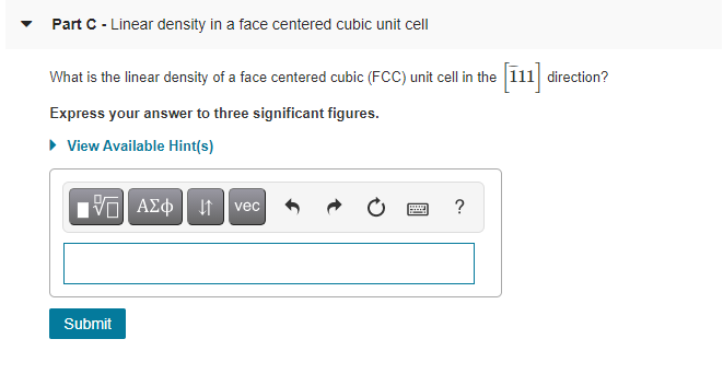 Solved Learning Goal: To calculate linear densities along | Chegg.com