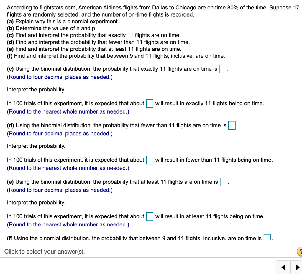 Explain Why This Is A Binomial Experiment