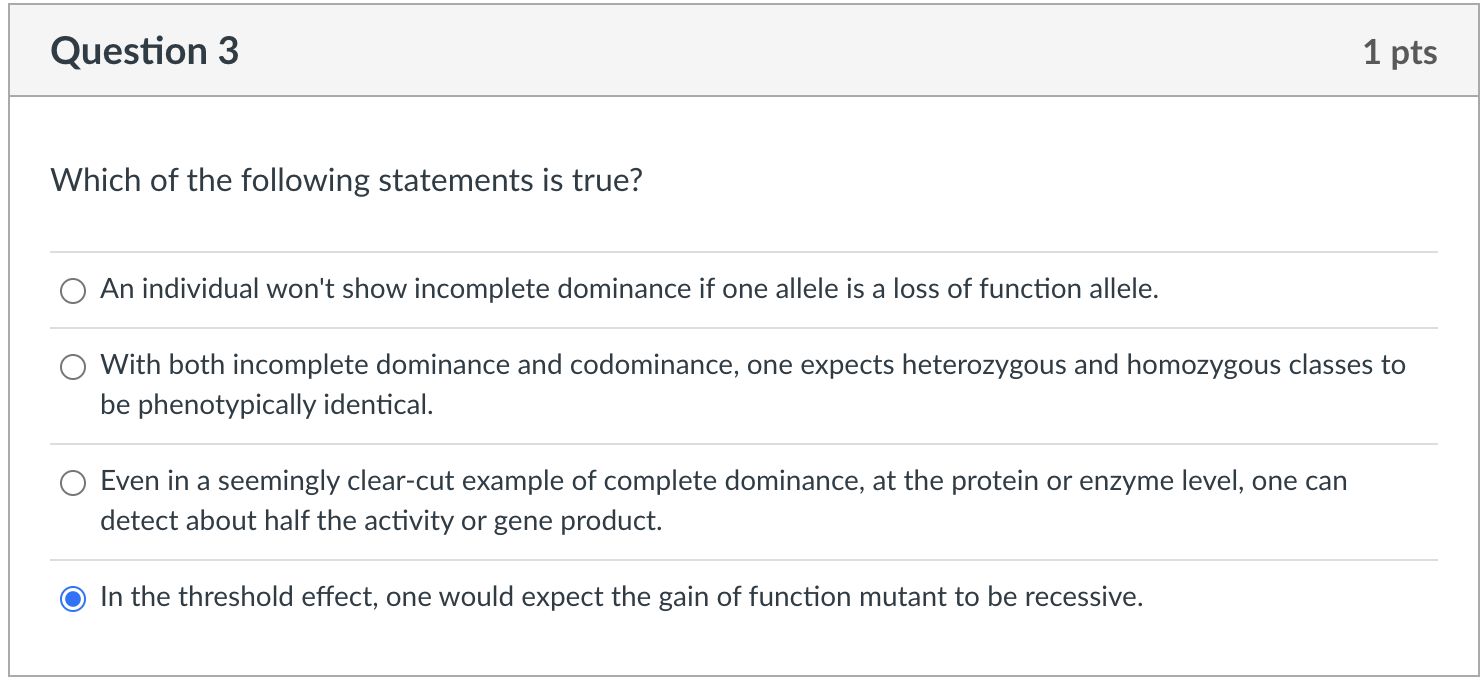 Solved Which of the following statements is true? An | Chegg.com