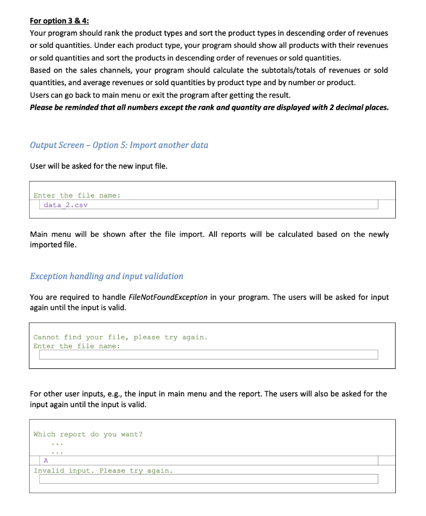 Solved Input File The input file format will be similar to | Chegg.com