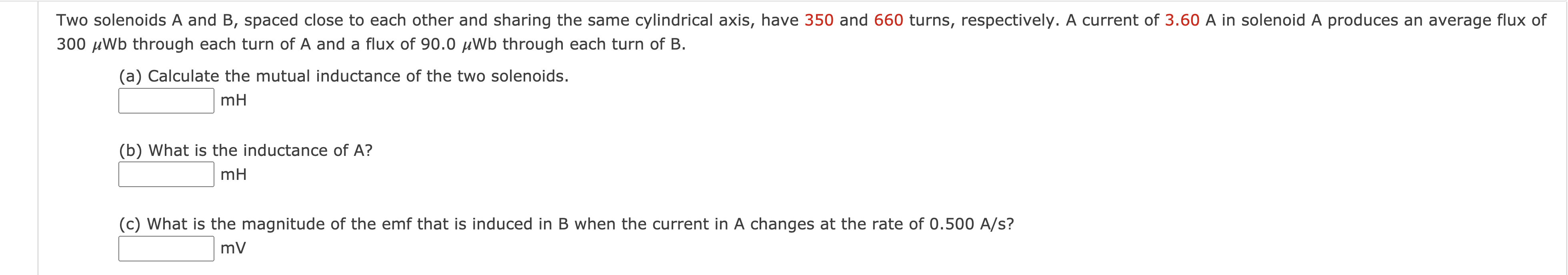 Solved Two solenoids A and B, spaced close to each other and