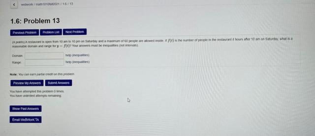 Solved 0000021/15/13 1.6: Problem 13 Previous Prom Problem | Chegg.com