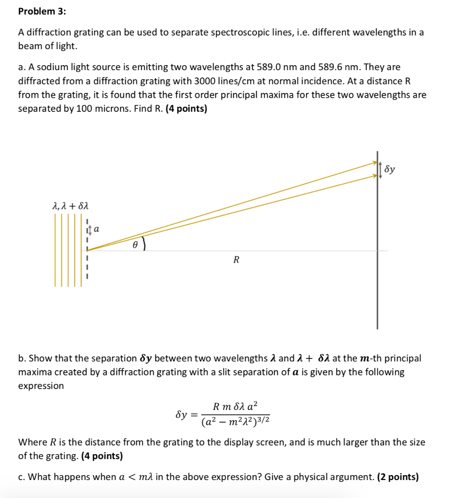 solved-problem-3-a-diffraction-grating-can-be-used-to-chegg