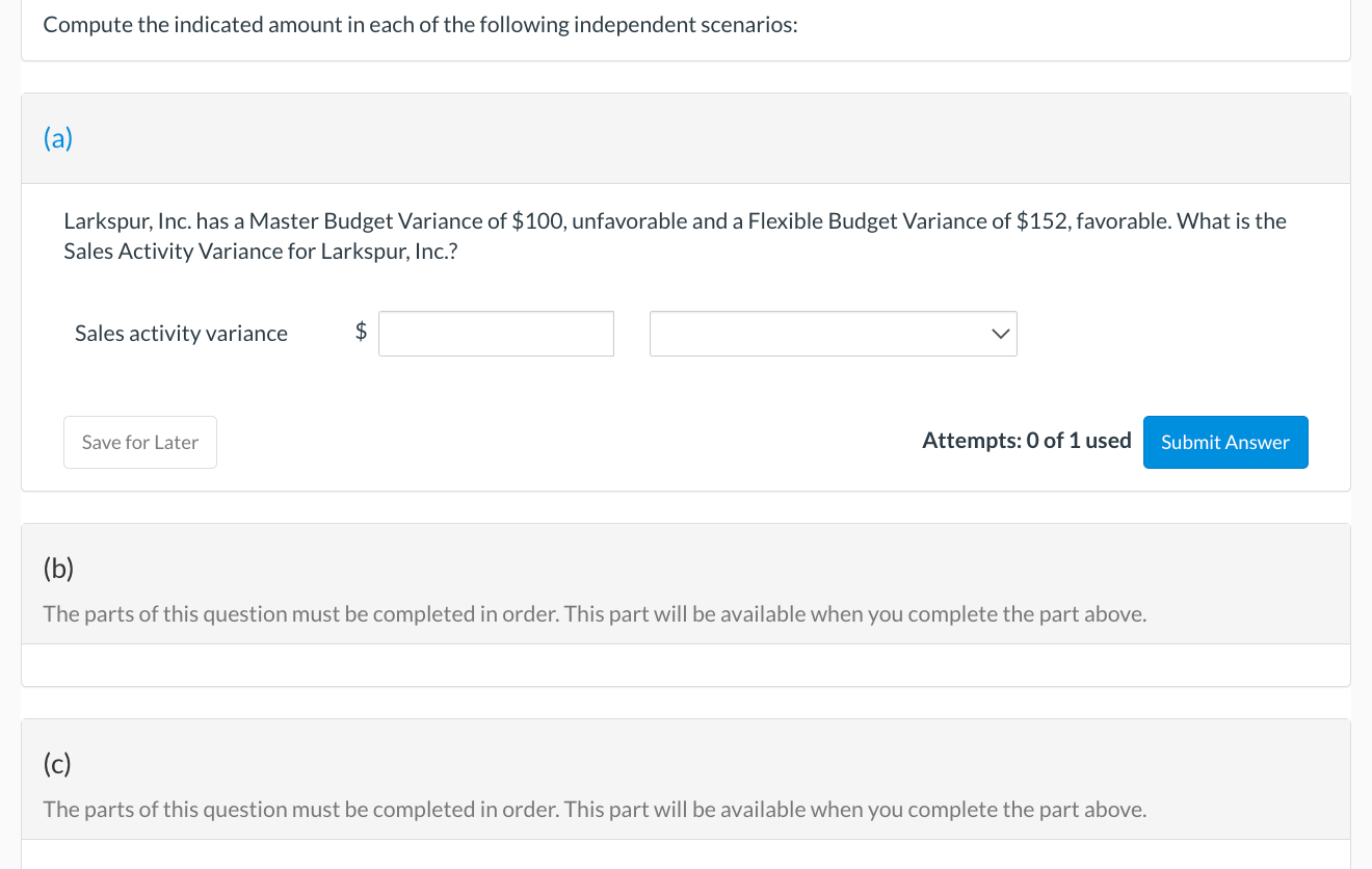 Solved Compute the indicated amount in each of the following | Chegg.com