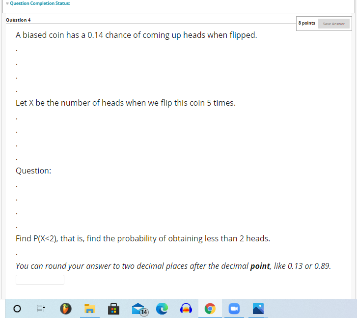 Solved Question Completion Status: Question 4 8 points Save | Chegg.com
