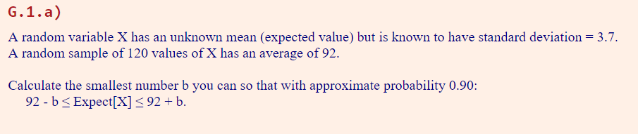 Solved A random variable X has an unknown mean (expected | Chegg.com