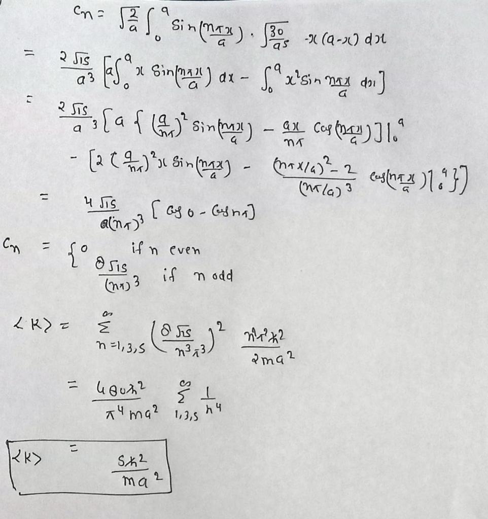Solved { Q4. Consider the one-dimensional quantum dynamics | Chegg.com