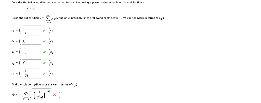 Solved Consider The Following Differential Equation To Be 6058