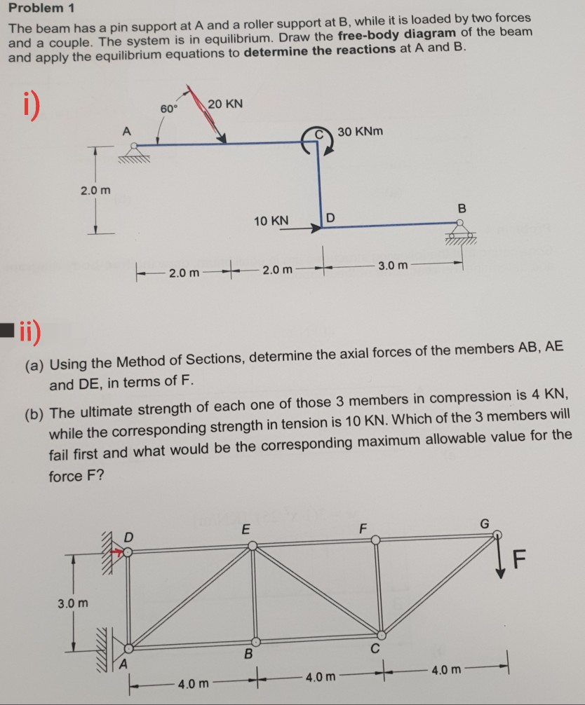 Solved Need Help With Statics Homework. Please Solve Problem | Chegg.com