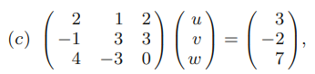 Solved How do you solve this problem? - Linear Algebra ( | Chegg.com
