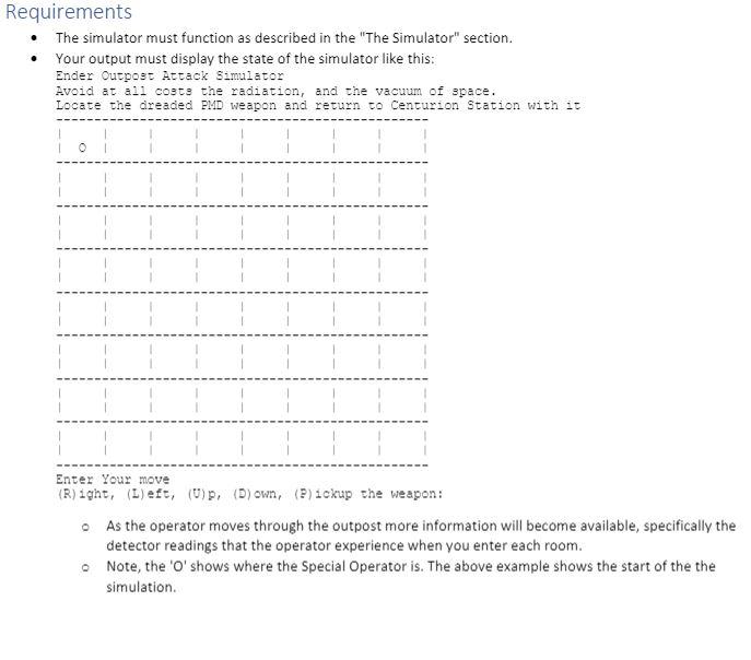 Solved Activity Implement this simulator. Follow all the | Chegg.com