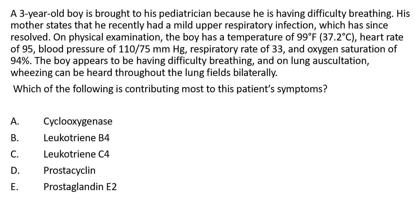 Solved A 3-year-old boy is brought to his pediatrician | Chegg.com