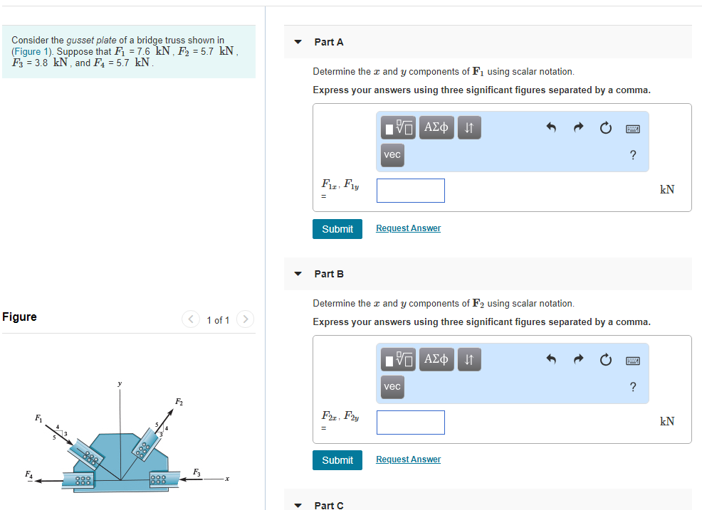 Solved Consider the gusset plate of a bridge truss shown in | Chegg.com