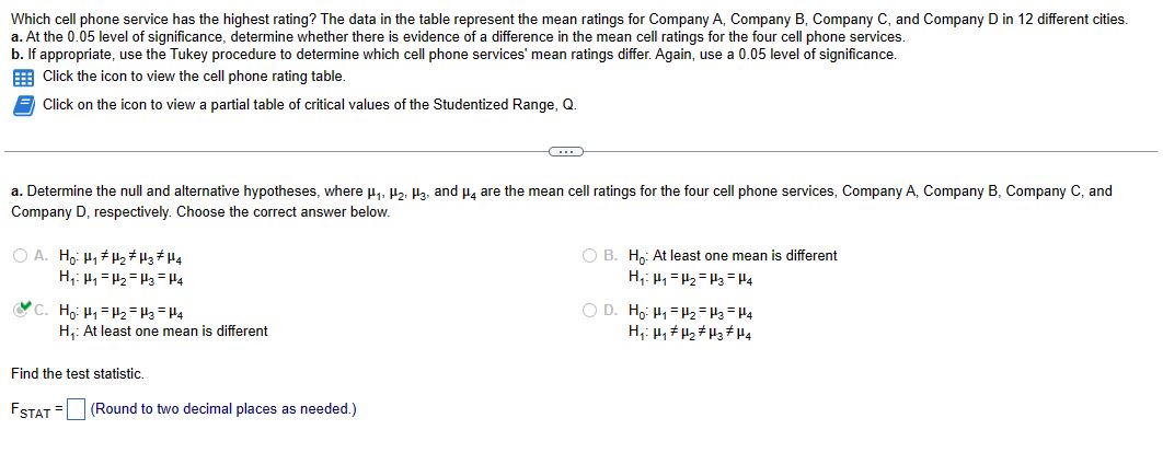 Solved A. ﻿Determine The Null And Alternative Hypotheses, | Chegg.com