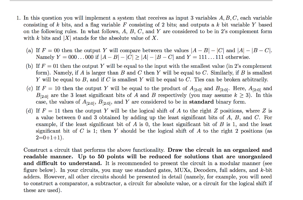 Solved 1. In this question you will implement a system that | Chegg.com