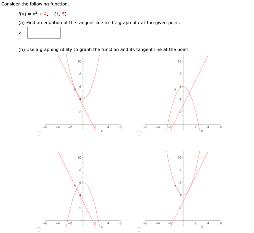 2 Consider The Following Function F X X 2 4 Chegg Com