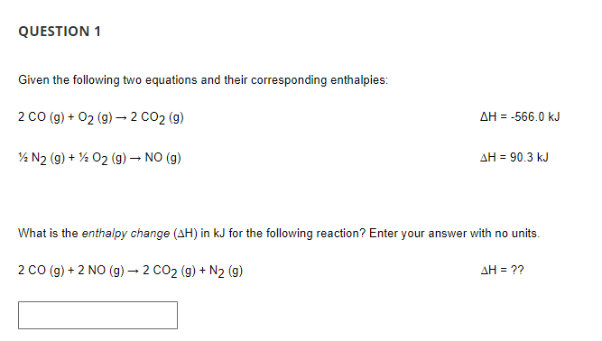 Solved Given the following two equations and their | Chegg.com