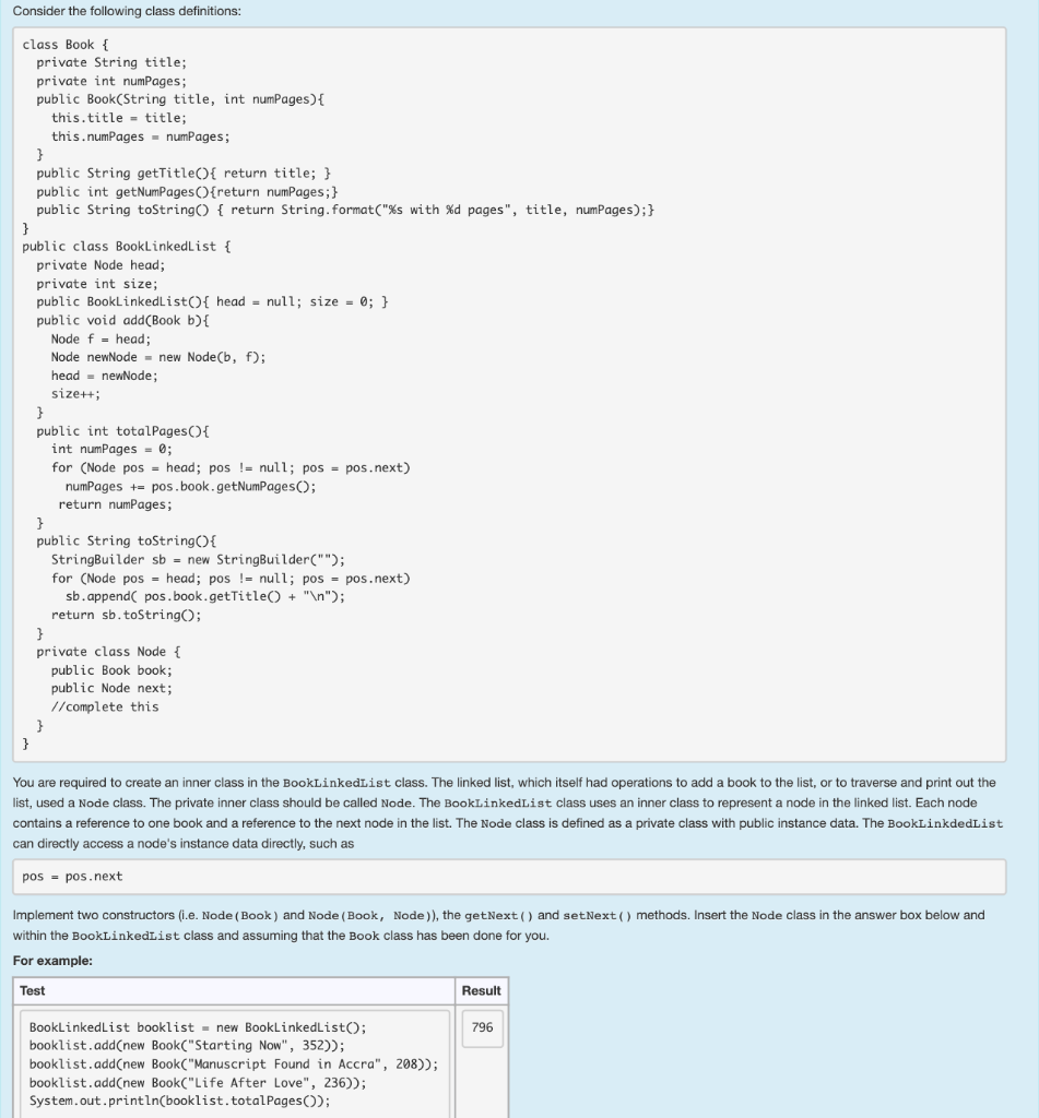 Solved Consider the following class definitions: class Book | Chegg.com