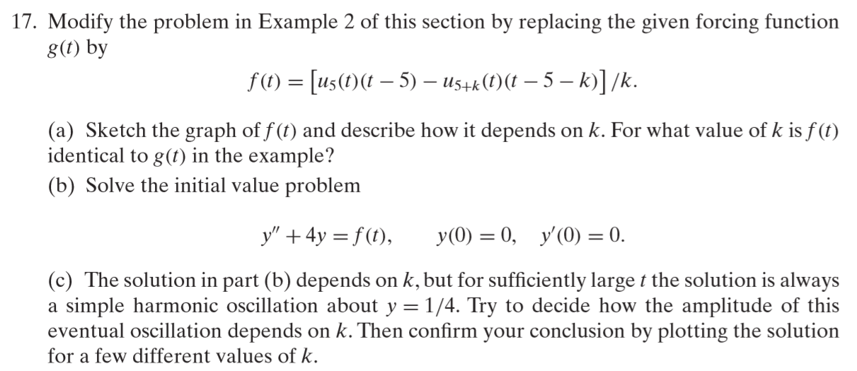 17 Modify The Problem In Example 2 Of This Sectio Chegg Com