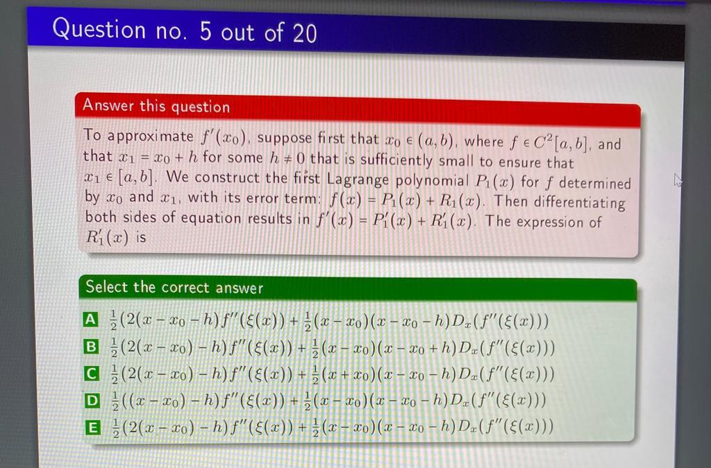 Answer this question Use the forward difference | Chegg.com