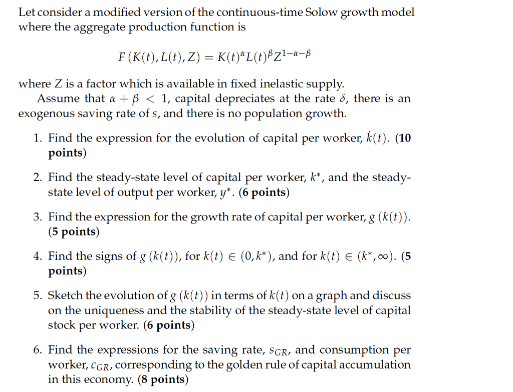 Solved Let consider a modified version of the | Chegg.com