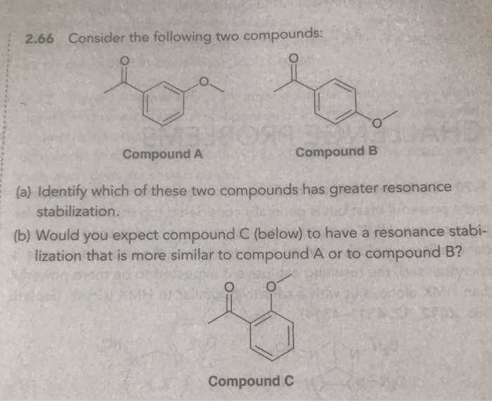 Solved 2.66 Consider the following two compounds Compound A
