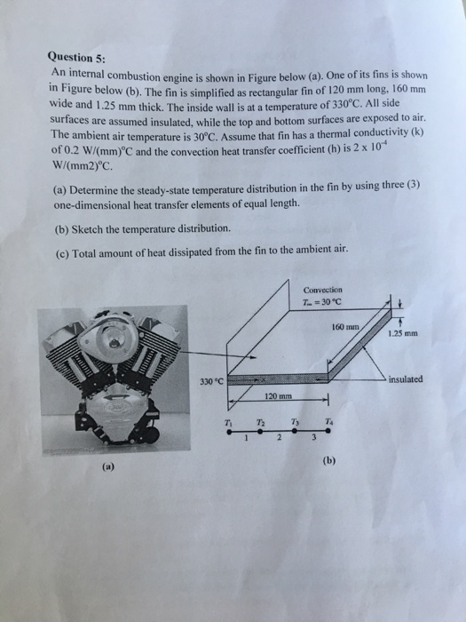 Solved An internal combustion engine is shown Figure in | Chegg.com