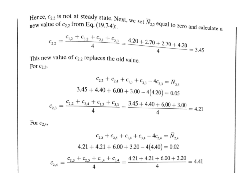 19 7 1 Numerical Method For Steady State Diffusio Chegg Com