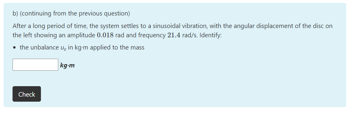 Solved The system in figure is composed by two discs, | Chegg.com