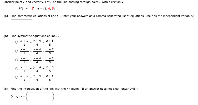 Solved Consider Points P And Q Let L Be The Line Passing Chegg Com