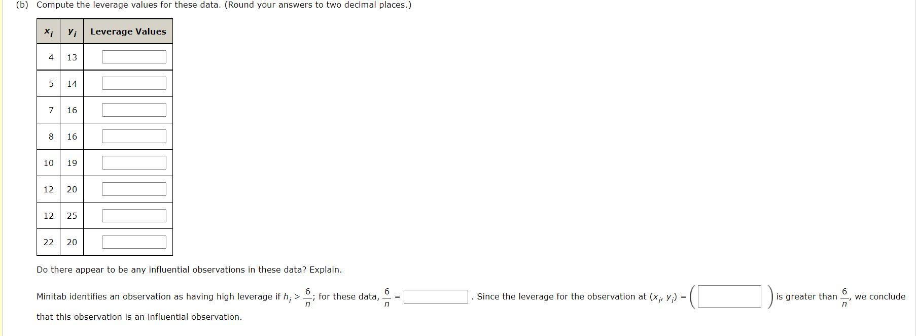 Solved (a) Compute the standardized residuals for these | Chegg.com