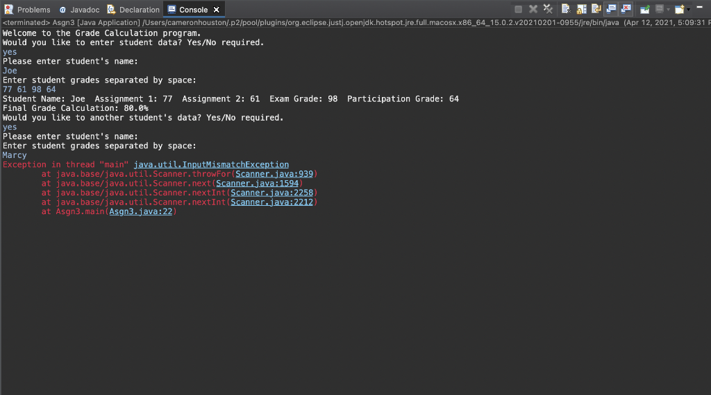 Solved Hi! I'm having issues with my Java program. As you'll | Chegg.com