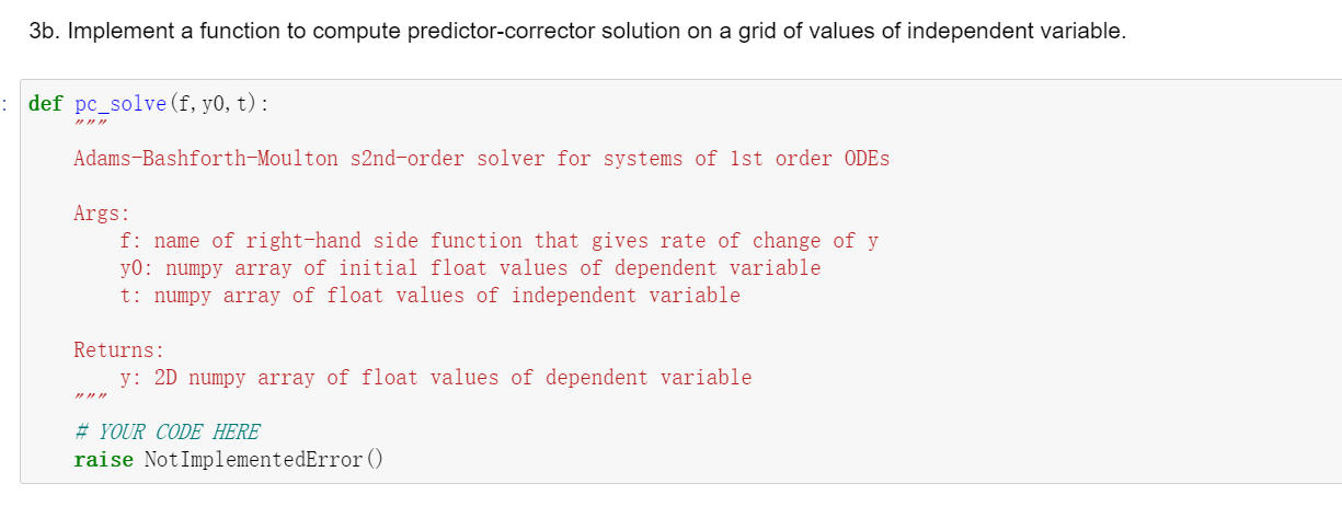 Solved 3b. Implement a function to compute | Chegg.com
