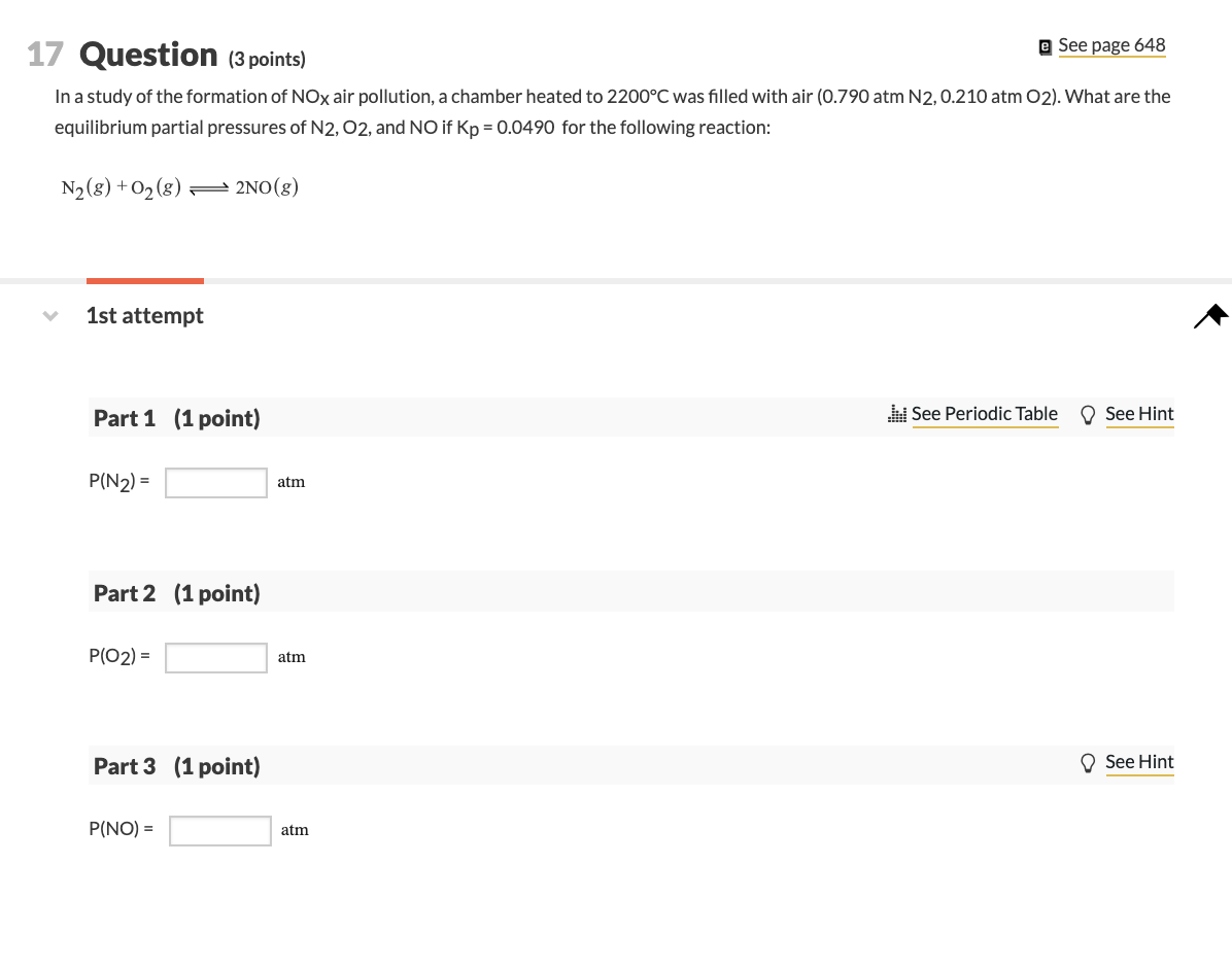 Solved 17 Question (3 points) e See page 648 In a study of | Chegg.com