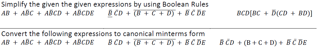 Solved Simplify The Given The Given Expressions By Using | Chegg.com