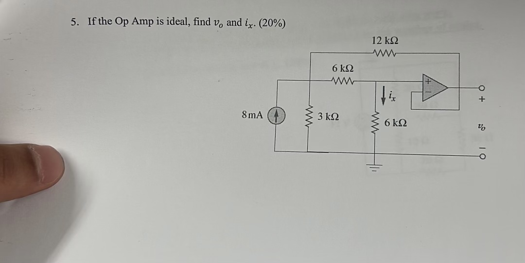 solved-if-the-op-amp-is-ideal-find-vo-and-ix-20-solve-chegg