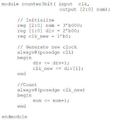 Solved (a) Consider the counter3bit module shown in Figure | Chegg.com