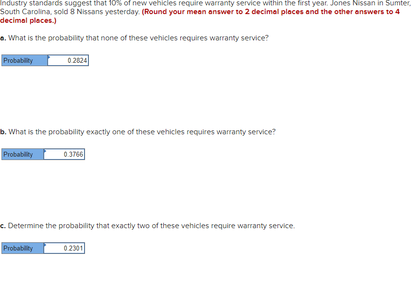 Solved Industry standards suggest that 10 of new vehicles