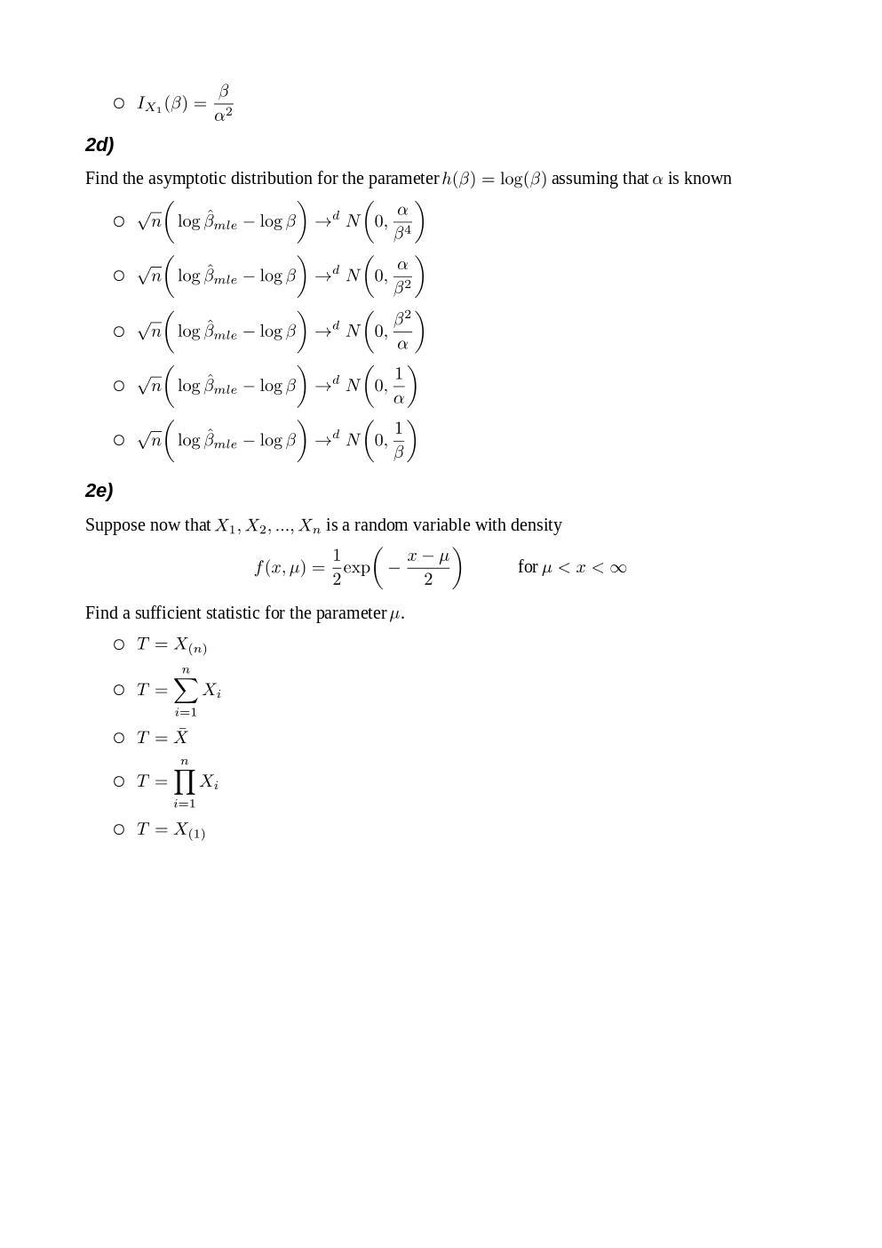 Solved Question 2: Suppose X1, X2, ..., Xn Are A Random | Chegg.com