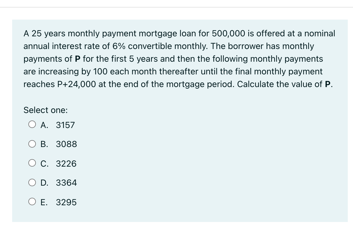 payment on 550 000 mortgage